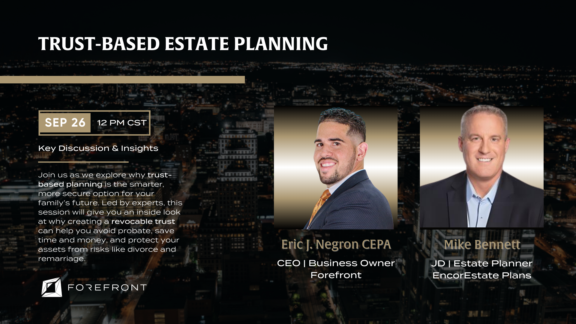 Trust-Based Estate Planning Banner